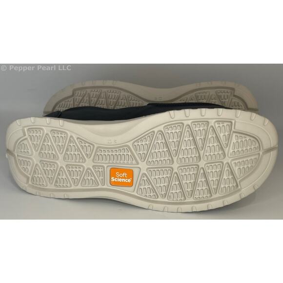 Navy Comfortable Slip On Work Leisure Loafer Shoes Men's Size 9 Women's 11 - Picture 11 of 11